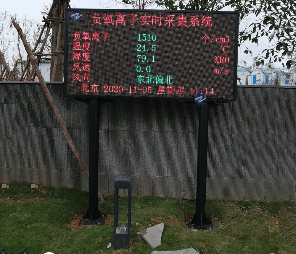  上海高诚智能-负氧离子实时采集系统