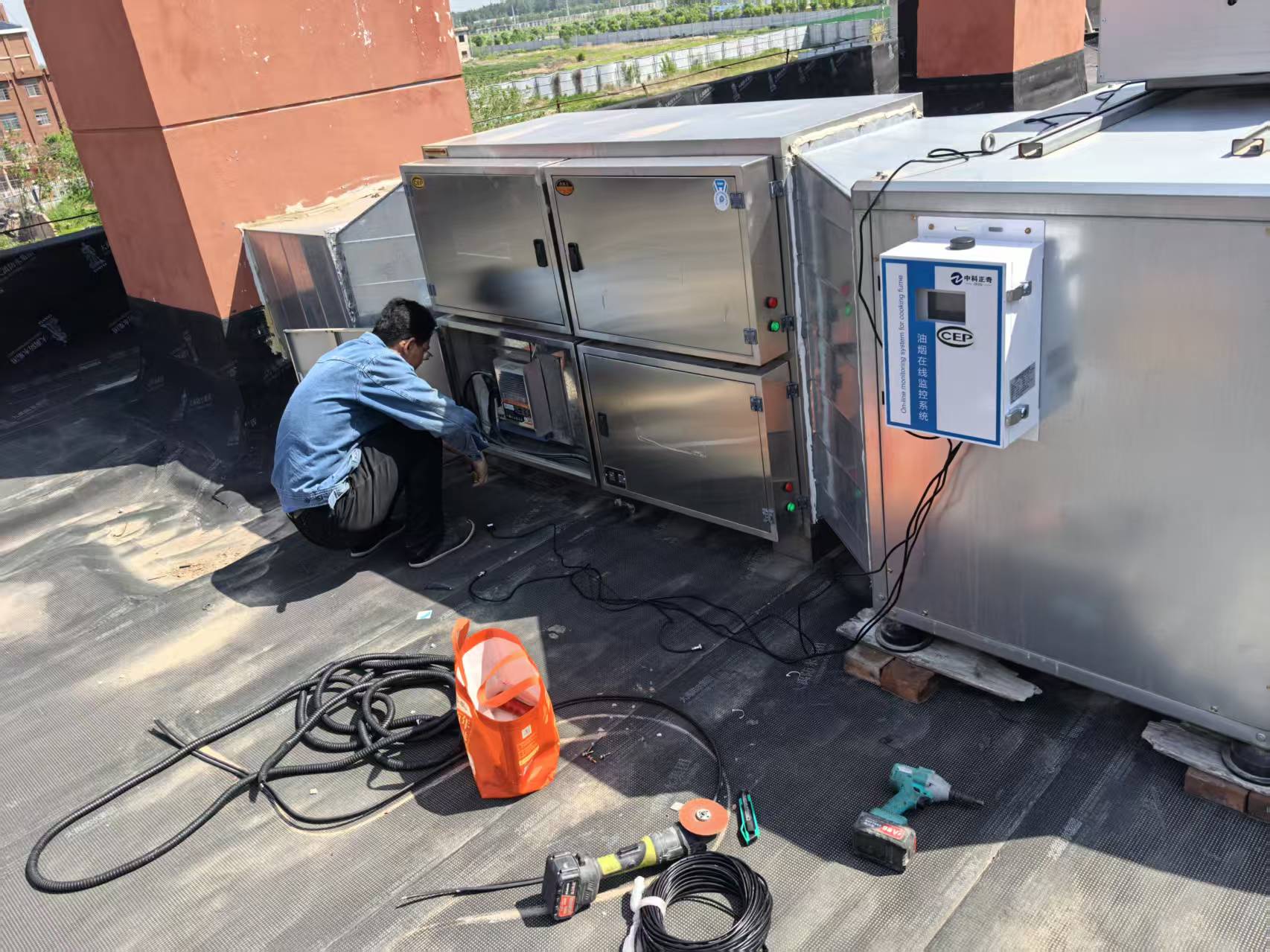 山东鄄城油烟项目